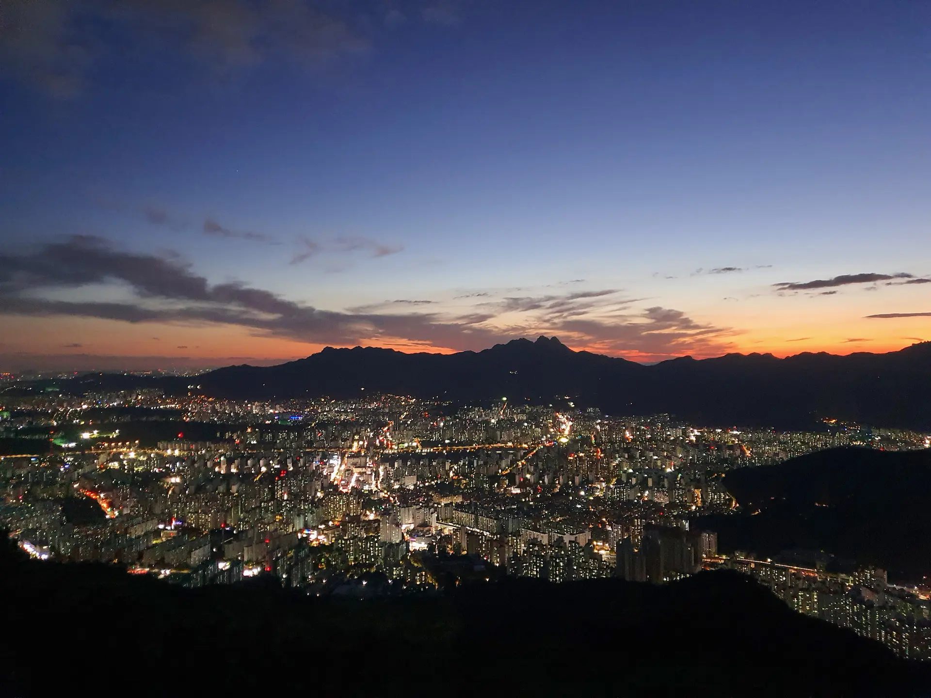 일몰 직전